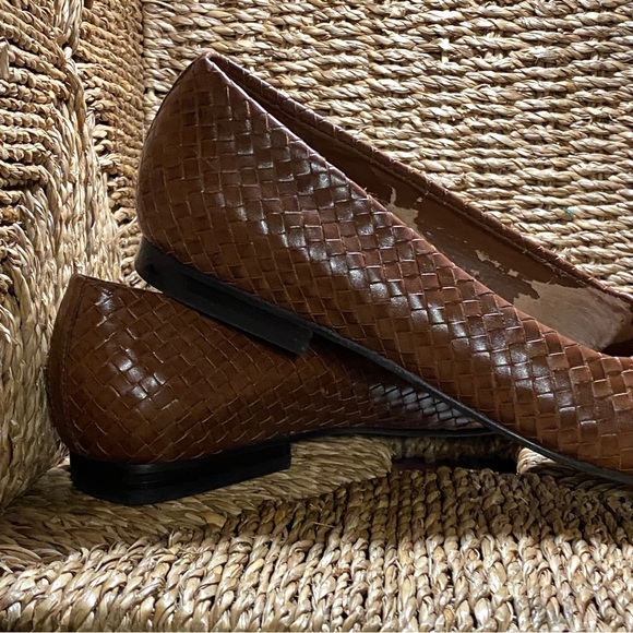 Lauren by Ralph Lauren brown Woven Flats - Picture 9 of 11